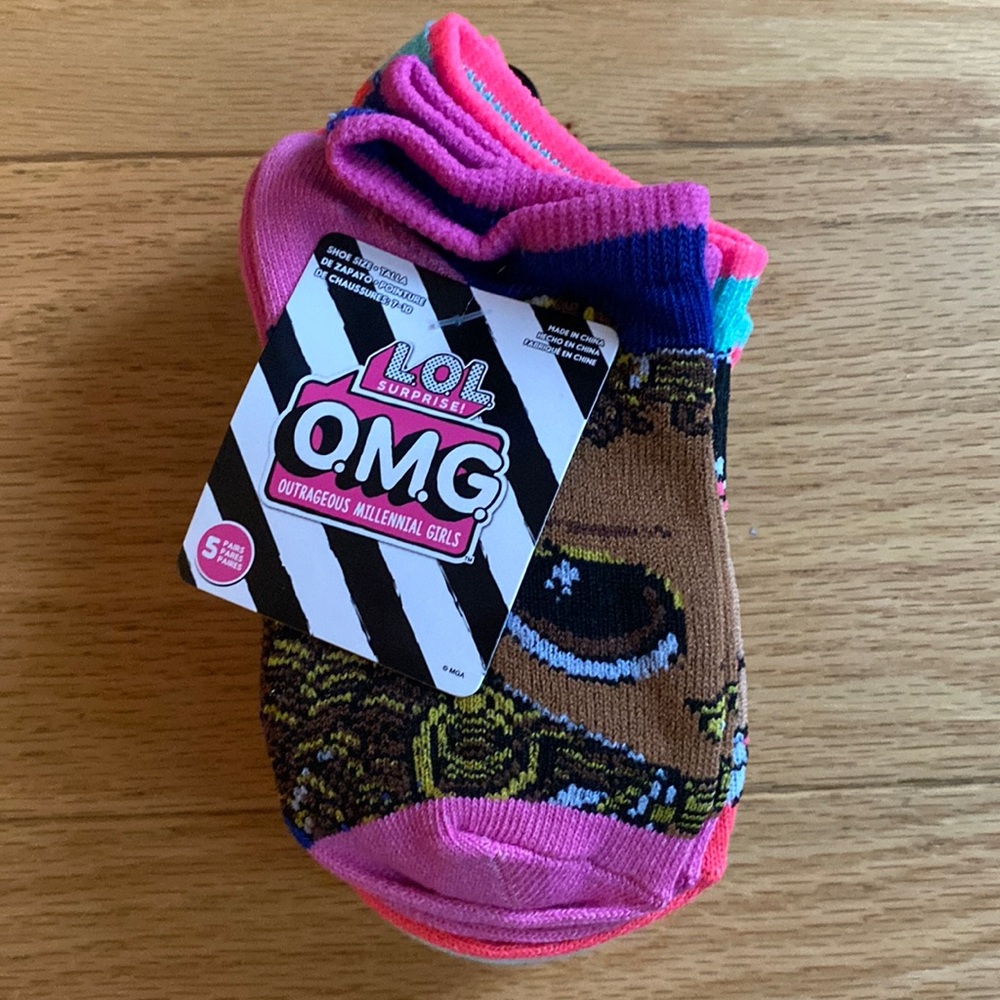 LOL Surprise OMG Outrageous Millennial Girls Socks